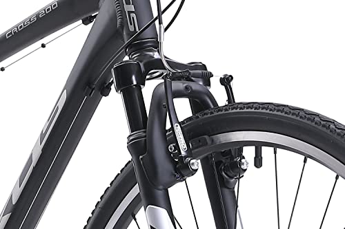 XDS Cross200 21 Speed Hybrid Bike Commuter City Bike 700C Matte Black
