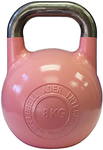 Ader Sporting Goods Ader Pro-grade Int'l Kettlebells Set 14pcs with DVD - 7 Pairs (8-32kg) X2 Rainbow
