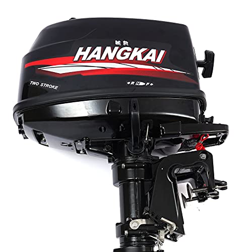 SABUIDDS 2-Stroke 6HP Outboard Motor Black