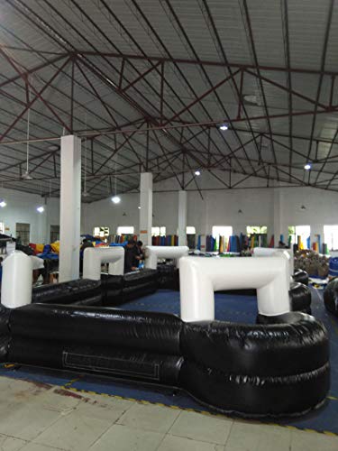 INTSUPERMAI Giant Snooker Ball Game with 16 Soccer Balls and Blower