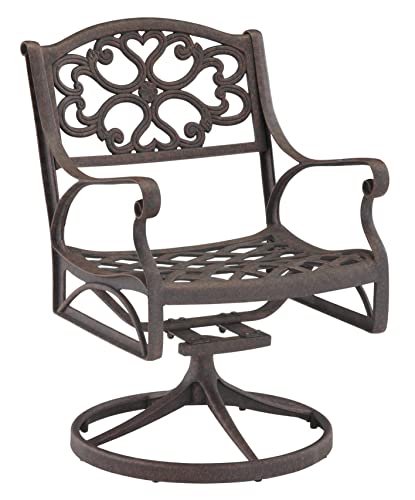 Homestyles 7 Piece Outdoor Dining Set Bronze