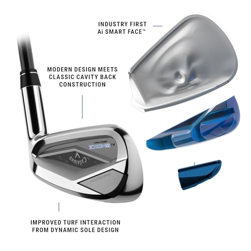 Callaway Paradym AI Smoke Max Fast Iron Set Right Hand Graphite R2 Black