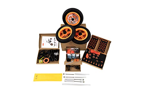 KZPFER 20-in-1 Kids Go Kart & Scooter Kit with Snow Upgrade Package Orange