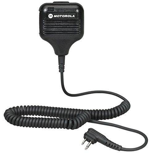 Motorola Solutions 2 Pack RMU2080D Radios with Speaker Mics Black