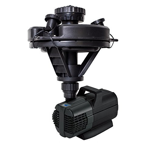 OASE Floating Fountain with Lights 1/4 Hp Black