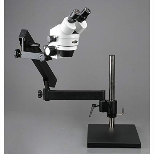 AmScope Professional Binocular Stereo Zoom Microscope 7X-45X Magnification Clear