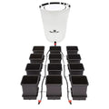 AutoPot Self-Watering Hydroponic System 12 Pot 3.9 Gallon Black