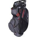 Sun Mountain 2024 C-130 Golf Cart Bag Black/Steel/Rush/Red