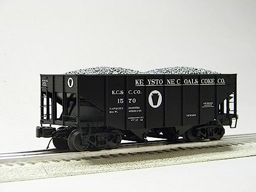 Generic MTH Premier Keystone Fish Belly Hopper 6 Pack O Gauge Natural Color