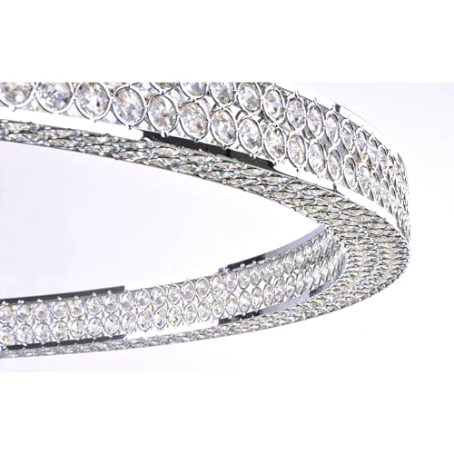 Maxim Eternity LED 40" Single Pendant Polished Chrome Silver