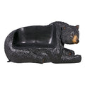 Design Toscano Brawny Grizzly Bear Bench Sculpture Black