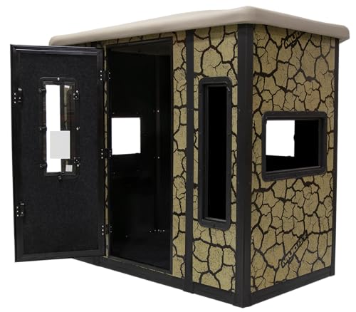 MUDDY Penthouse Box Blind Steel Wall Construction Cracked Mud Camo Multicolor