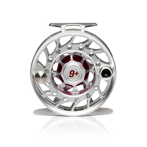 Hatch Outdoors Iconic Fly Reel 9 Plus (9-11wt) Clear/Red