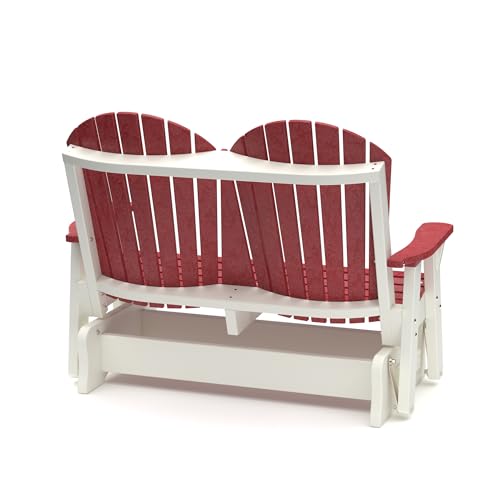 Wildridge Heritage Double Glider Outdoor Furniture Tudor Brown/Black