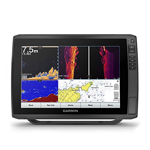 Garmin ECHOMAP Ultra 122sv Chartplotter/Sonar Combo with GT56UHD-TM Transducer 12" Black