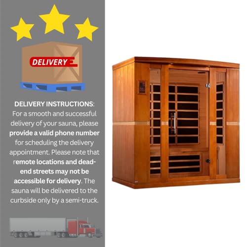 Maxxus Sauna Dynamic Bergamo 4-Person Low EMF Far Infrared Sauna
