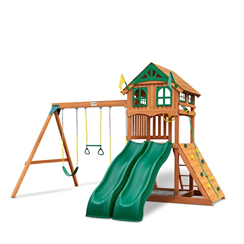 Gorilla Playsets Avalon Wooden Swing Set Cedar