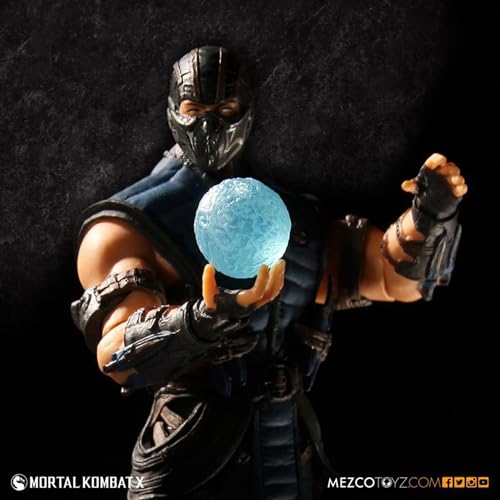 Mezco Mortal Kombat X 3.75" Action Figure: Sub-Zero Multi-colored