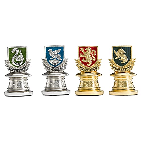 The Noble Collection Quidditch Chess Set Silver & Gold Plated Multicolor