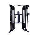 Body-Solid GFT100 Functional Trainer with 210 lbs. Weight Stacks Black