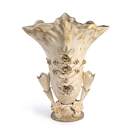 Park Hill Collection Grande Fountaine Garden Urn 30-Inch White