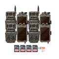 Stealth Cam Revolver 36MP 360-Degree Cellular Trail Camera Bundle with Solar Panel, Memory Cards & Card Reader