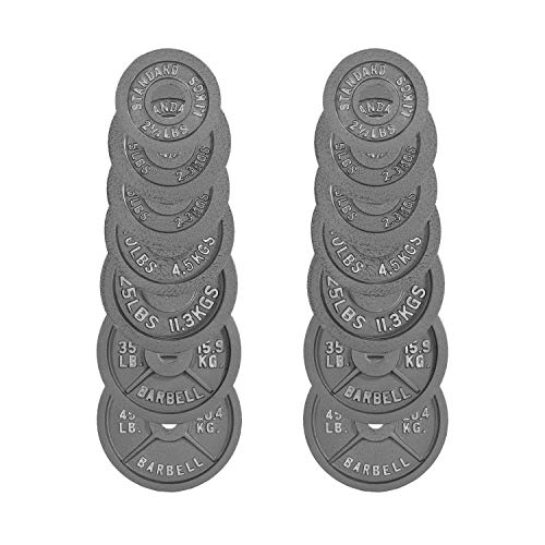 CAP Barbell 300 Pound Olympic Set Grey