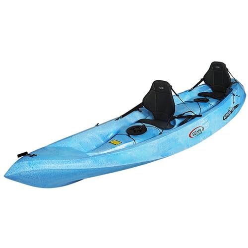SEAFLO Premium Sit-on Sea Kayak RQA123 Blue/White 12' 3