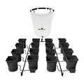 AutoPot Watering Systems 16 Pot XL Hydroponic System with 6.6 Gallon Pots and 60 Gallon FlexiTank Black