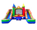 Pogo Bounce House Inflatable Rainbow Castle Combo 16.5ft