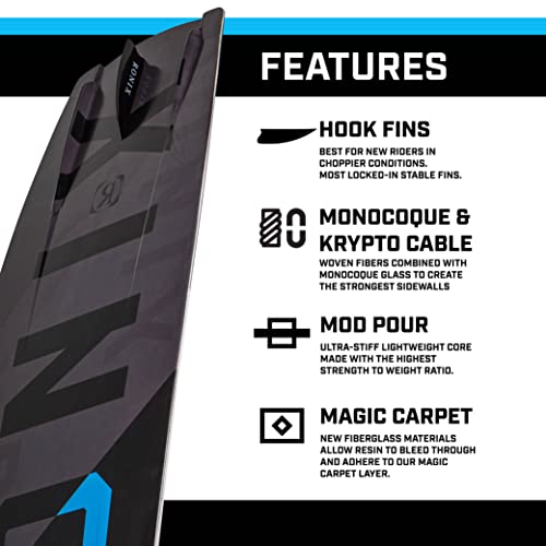 Ronix Vault Textured Wakeboard White/Black