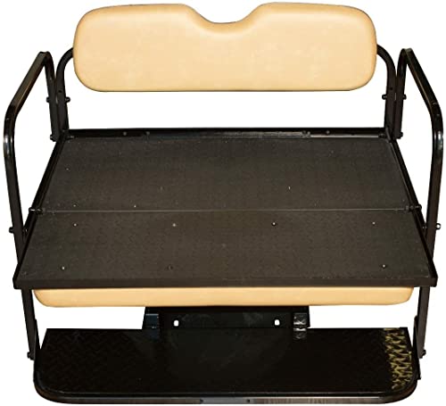 Performance Plus Carts Yamaha Golf Cart Flip Folding Rear Seat Kit Tan
