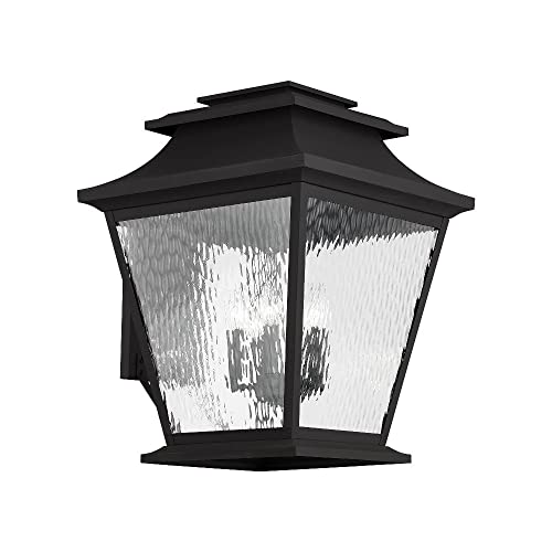 Livex Hathaway 5-Light Outdoor Wall Lantern Black