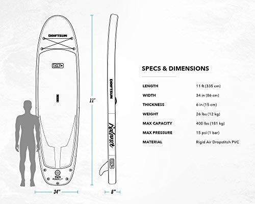 Driftsun Inflatable Stand Up Paddle Board Package Balance - Pink