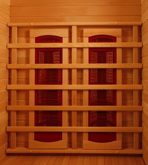 Blue Wave HeatWave SA2406 2-Person Sauna with Ceramic Heaters and Chromotherapy System