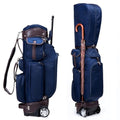 VEraiz Golf Clubs Organizer Bag with Wheels Lightweight 6-Way Divider Stand Bag Men Golf Course