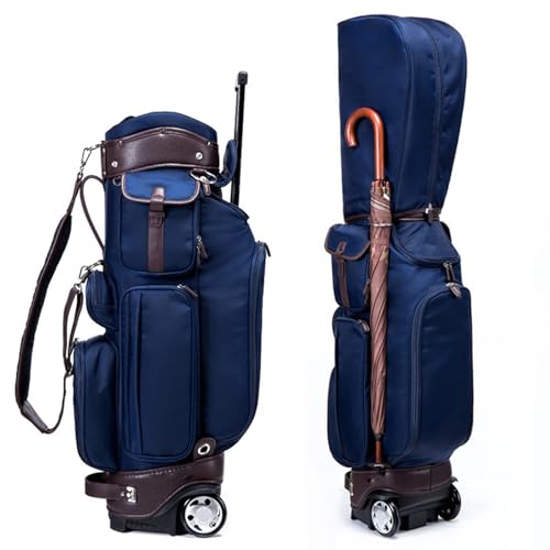 VEraiz Golf Clubs Organizer Bag with Wheels Lightweight 6-Way Divider Stand Bag Men Golf Course