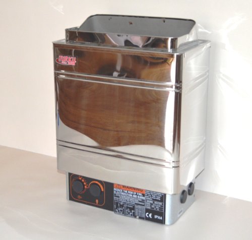 TURKU 9KW Stainless Steel Wet/Dry Sauna Stove with External Digital Controller