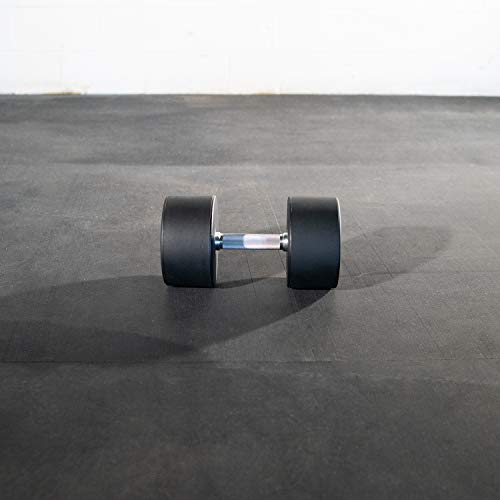 TITAN Urethane Dumbbells 85 LB Pair Black