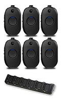 Motorola Solutions CLP1010e UHF Two-Way Radio 6-Pack with Bank Charger Black