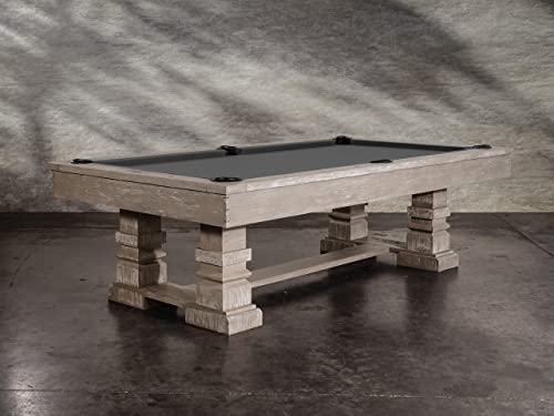 Empire USA Nixon Billiards - Huck Slate Billiard Pool Table Grey White Oak