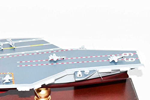 Squadron Nostalgia LLC USS Dwight D. Eisenhower CVN-69 24" Mahogany Scale Model Navy