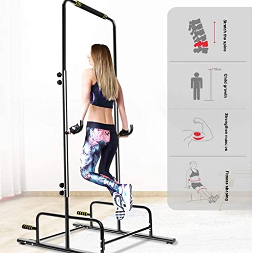 CSDM.AI Fitness Household Horizontal Bars Adjustable Height Pull Up & Dip Station
