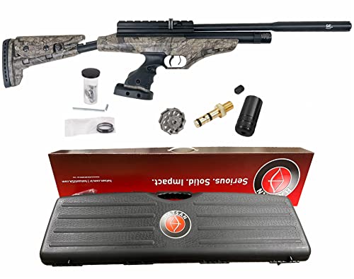 Wearable4U Hatsan at-P2 QE QuietEnergy Tact PCP Air Rifle .22 Cal Timber Bundle with Pellets and Targets