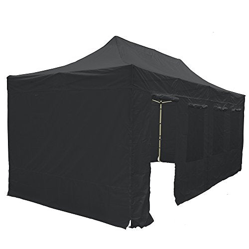 Vispronet Black 10x20 Steel Canopy Tent Kit