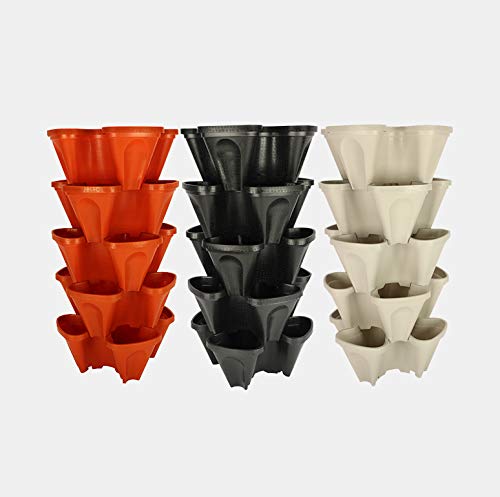 Generic U-Pick Garden Vertical Planters Black