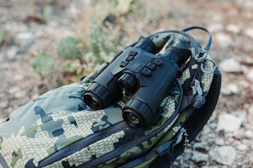 AGM Global Vision ObservIR LRF 25-256 Fusion Thermal Imaging Binocular with Laser Range Finder Black