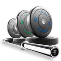 XMark Deadlift VOODOO Olympic Bar and 160 lb XM-3393 Hi-Impact Commercial Olympic Bumper Set 13) Bar and 160 lb Set