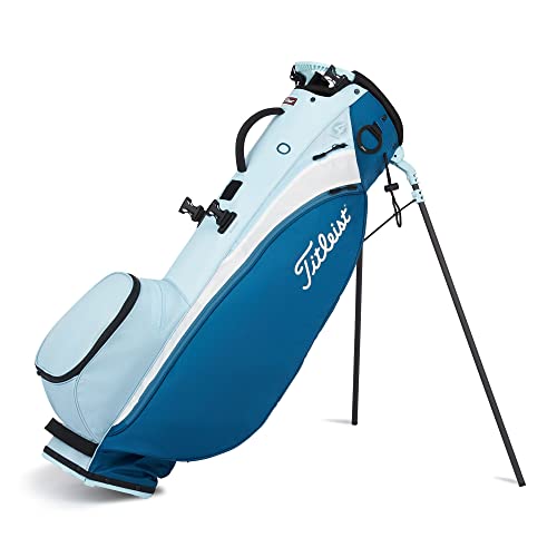 Titleist Golf Players 4 Carbon Stand Bag Lagoon/Sky/White