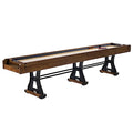 Barrington Billiards Coventry Shuffleboard Table Gray/Light Wood Grain/Dark Wood Grain